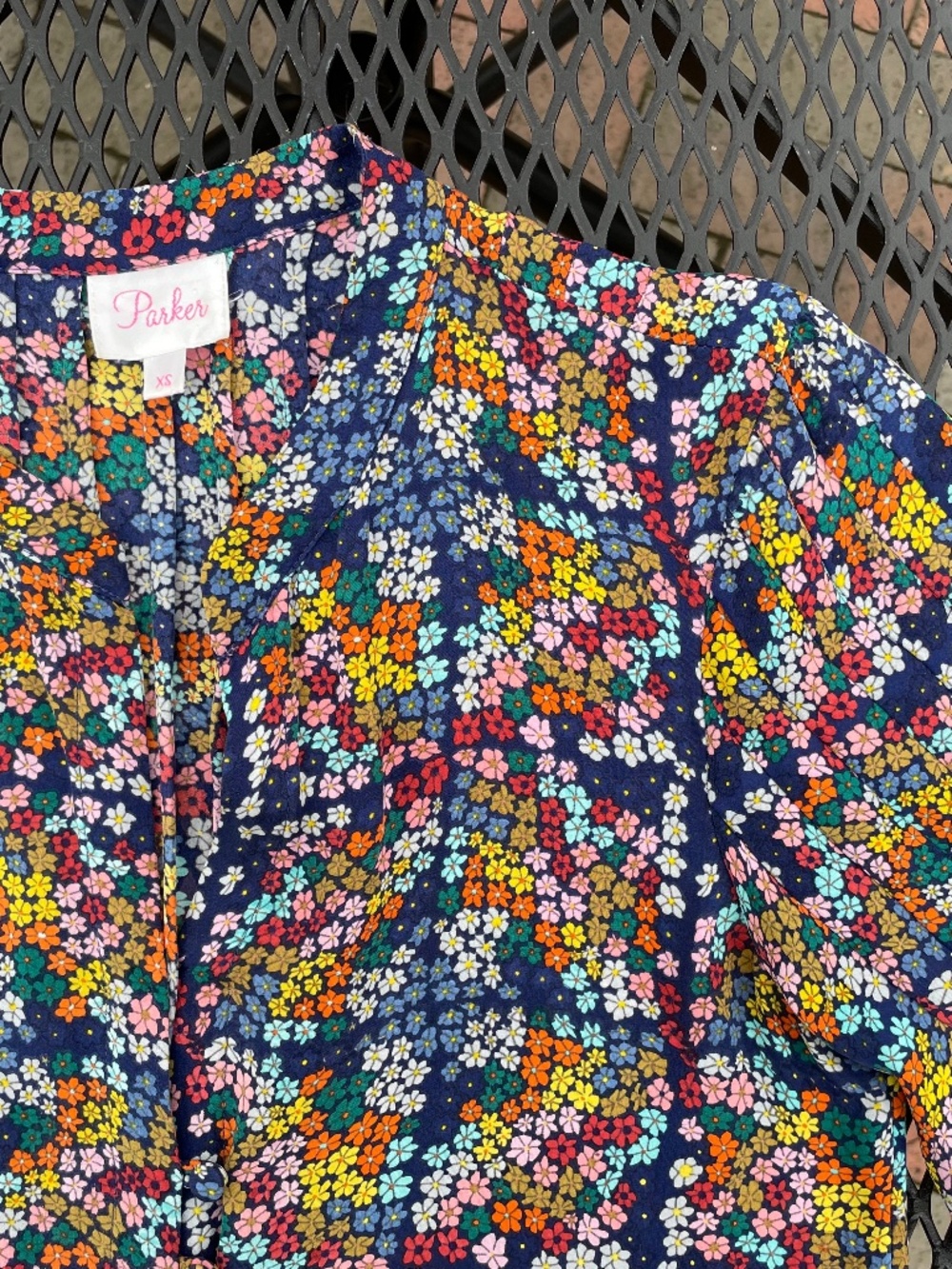 90s Does 60s Floral Top